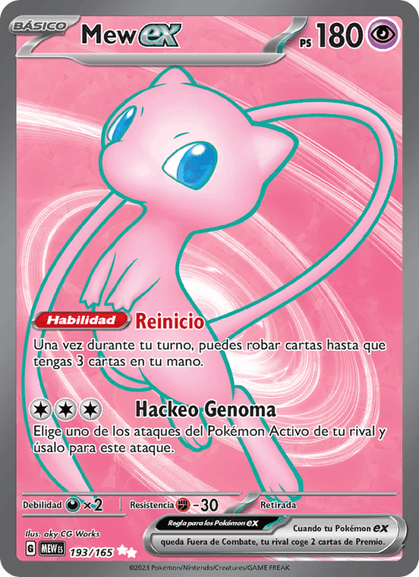 Mew ex, card 193 from 151