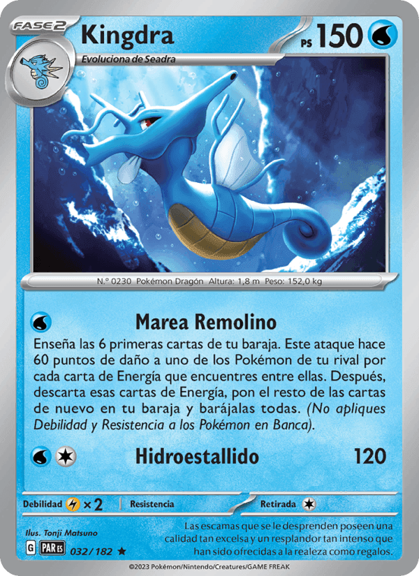Kingdra, carte 032 de Brecha Paradójica