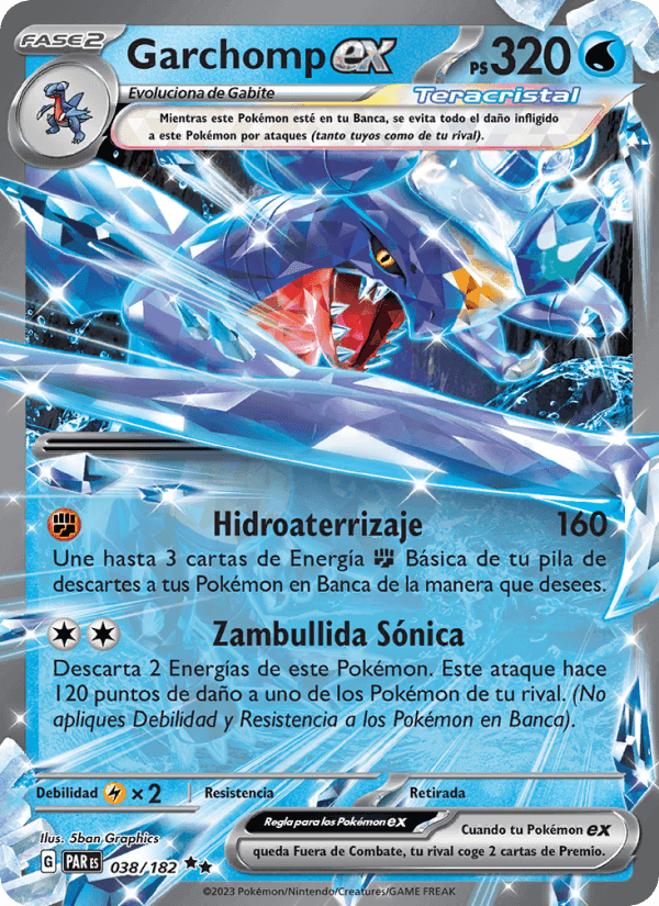Garchomp ex, carta 038 de Brecha Paradójica