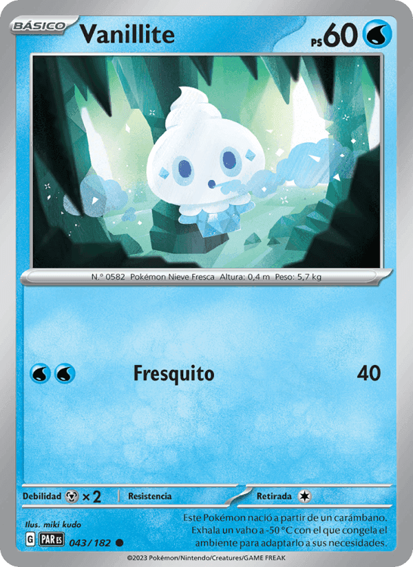 Vanillite, carte 043 de Brecha Paradójica