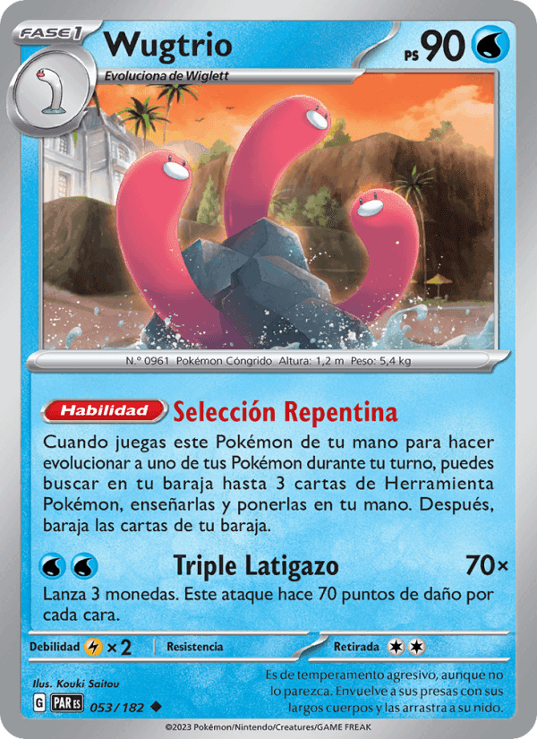 Wugtrio, carte 053 de Brecha Paradójica