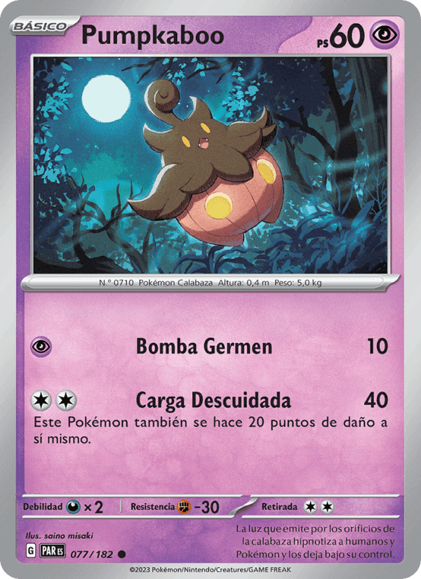 Pumpkaboo, carta 077 di Brecha Paradójica