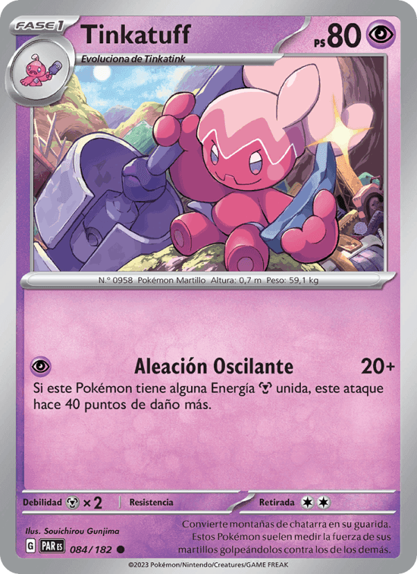 Tinkatuff, carta 084 de Brecha Paradójica