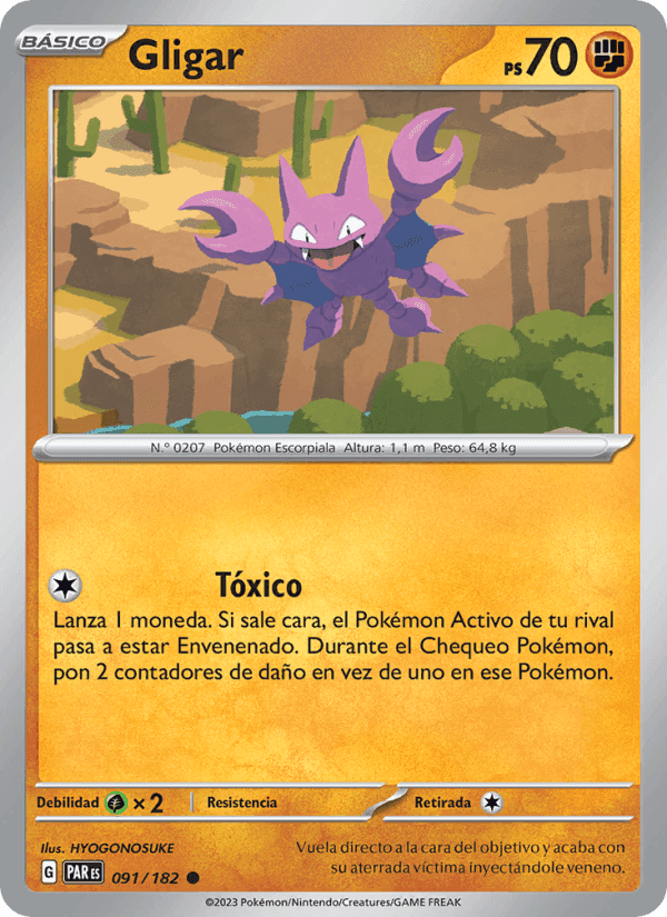 Gligar, card 091 from Brecha Paradójica