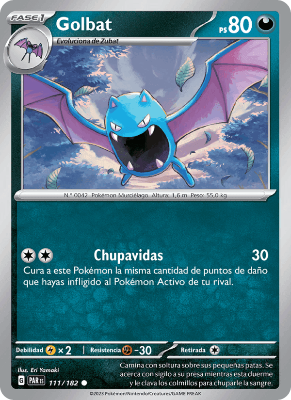 Golbat, carta 111 de Brecha Paradójica