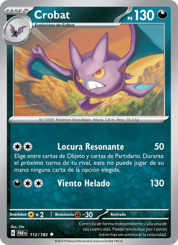 Crobat, card 112 from Brecha Paradójica