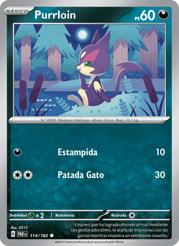Purrloin, card 114 from Brecha Paradójica