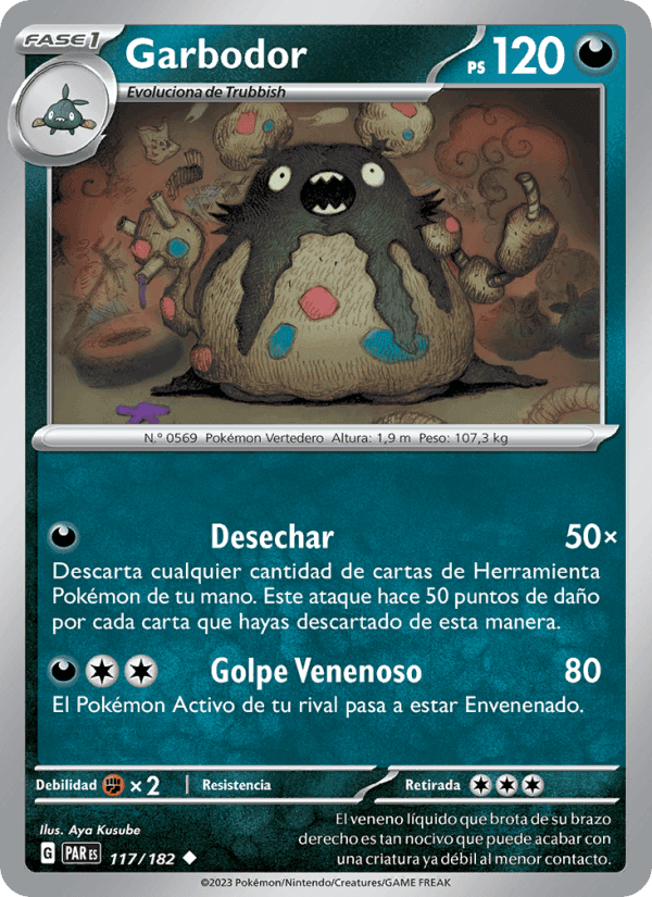Garbodor, card 117 from Brecha Paradójica