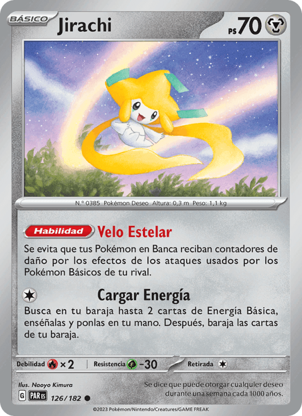 Jirachi, card 126 from Brecha Paradójica
