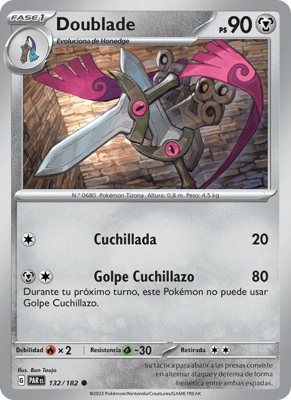 Doublade, carta 132 de Brecha Paradójica