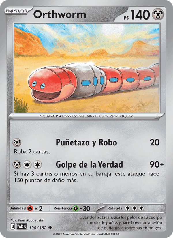 Orthworm, carta 138 de Brecha Paradójica