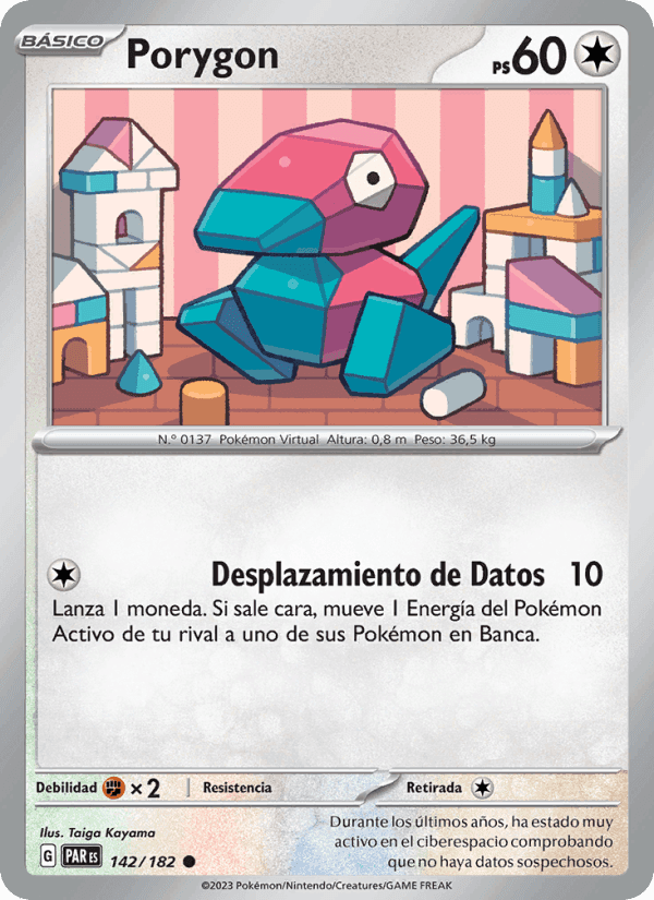 Porygon, carta 142 de Brecha Paradójica