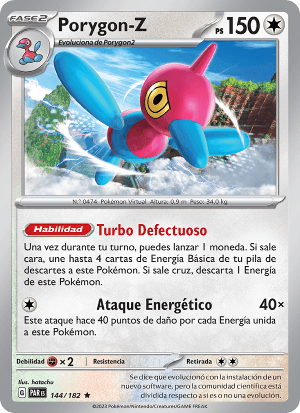 Porygon-Z, carta 144 de Brecha Paradójica