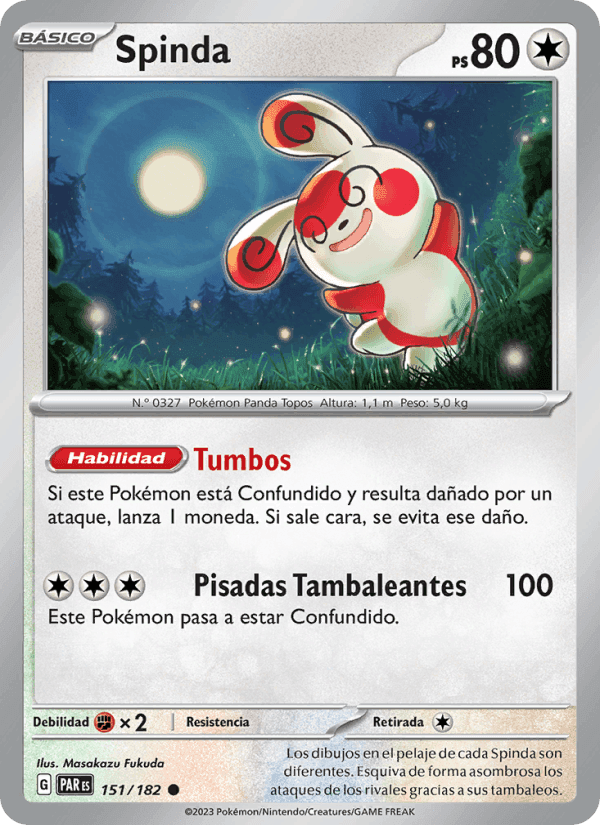 Spinda, carta 151 de Brecha Paradójica