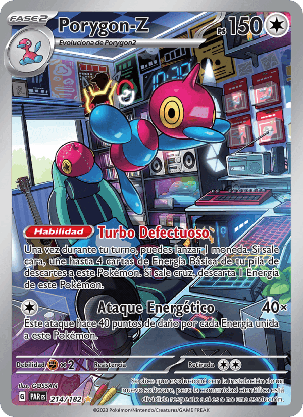 Porygon-Z, card 214 from Brecha Paradójica