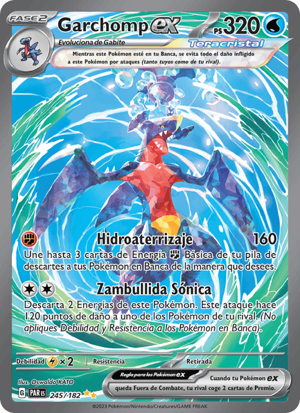 Garchomp ex, carta 245 de Brecha Paradójica