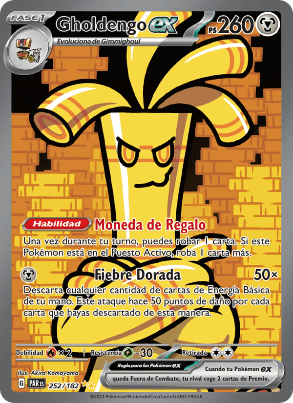 Gholdengo ex, carta 252 de Brecha Paradójica