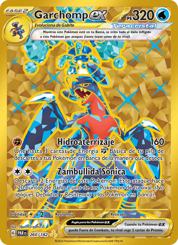 Garchomp ex, carta 260 de Brecha Paradójica