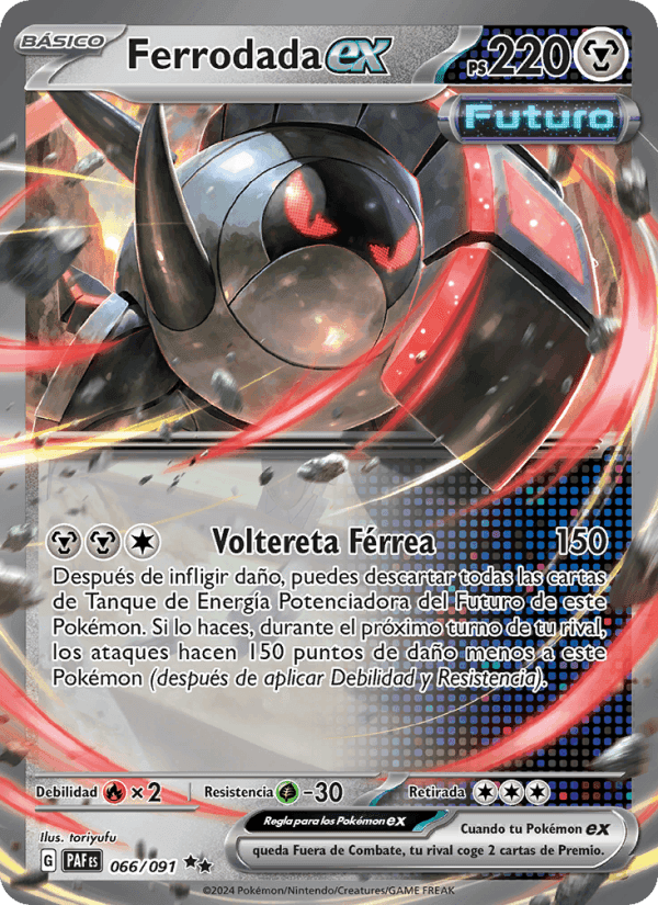 Destinos de Paldea の 066 番、Ferrodada ex