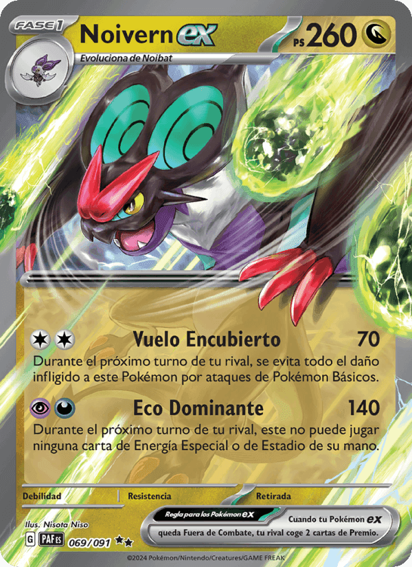 Noivern ex, carte 069 de Destinos de Paldea