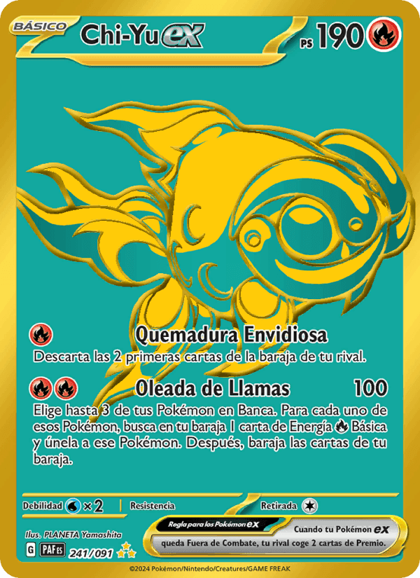 Chi-Yu ex, carte 241 de Destinos de Paldea