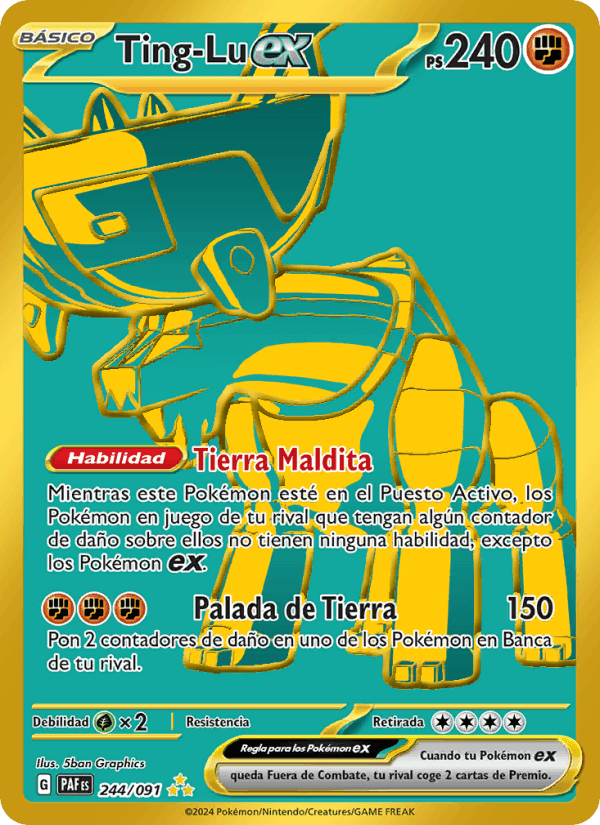 Ting-Lu ex, carta 244 de Destinos de Paldea