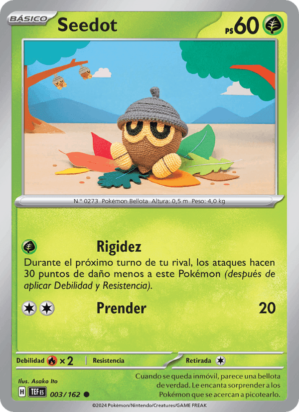 Seedot, carte 003 de Fuerzas Temporales