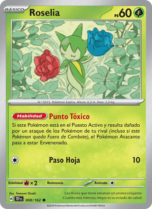 Roselia, carta 008 de Fuerzas Temporales
