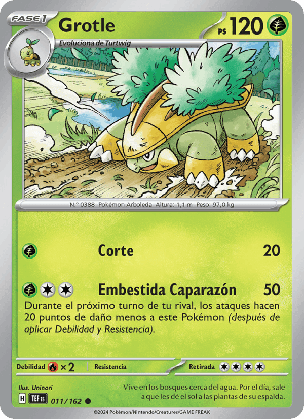 Grotle, carta 011 di Fuerzas Temporales
