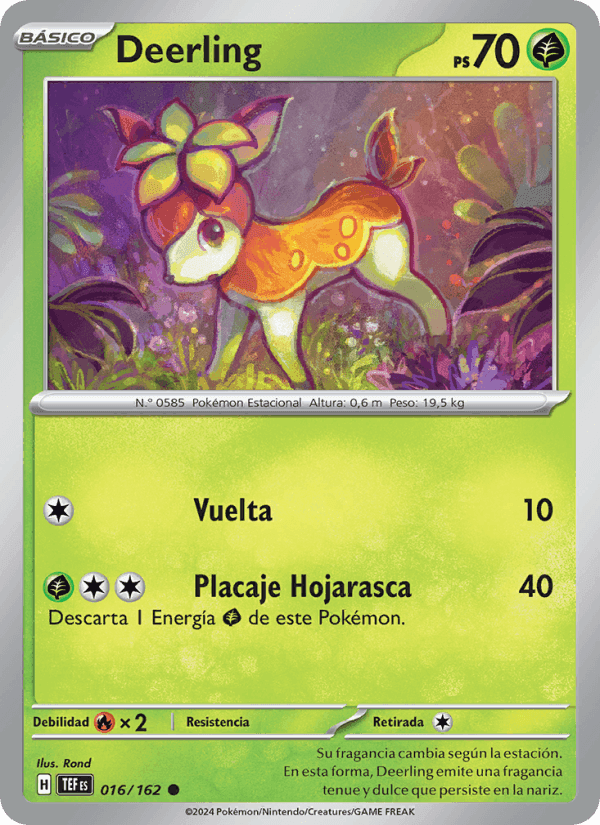 Deerling, carta 016 de Fuerzas Temporales