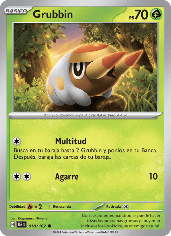 Grubbin, carta 018 de Fuerzas Temporales
