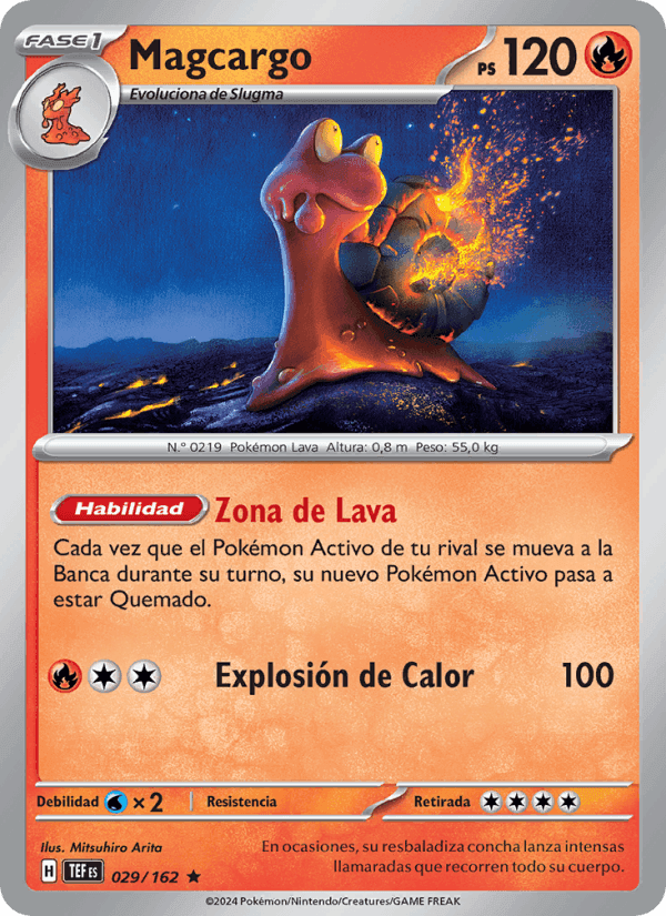 Magcargo, carta 029 de Fuerzas Temporales