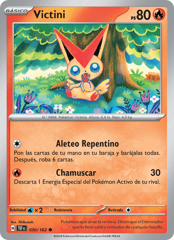 Victini, carte 030 de Fuerzas Temporales