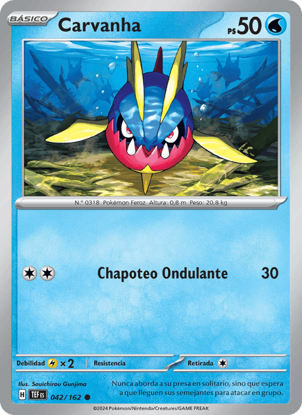 Carvanha, carte 042 de Fuerzas Temporales