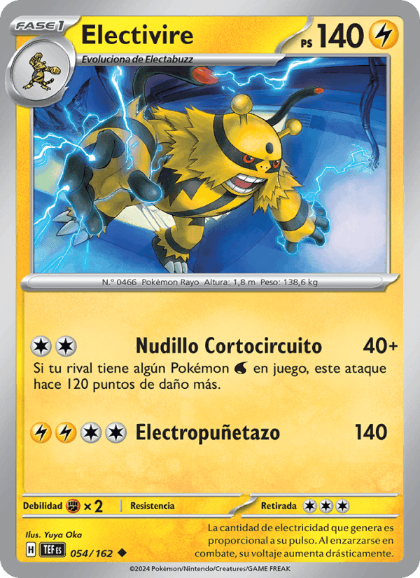 Fuerzas Temporales の 054 番、Electivire