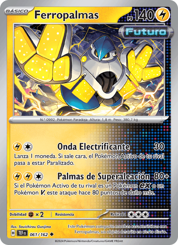Ferropalmas, card 061 from Fuerzas Temporales