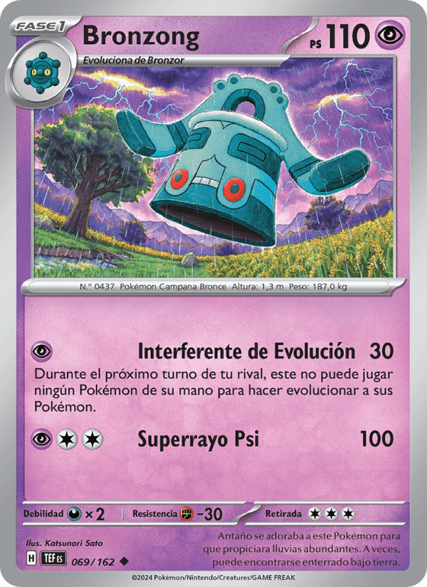 Bronzong, carta 069 de Fuerzas Temporales