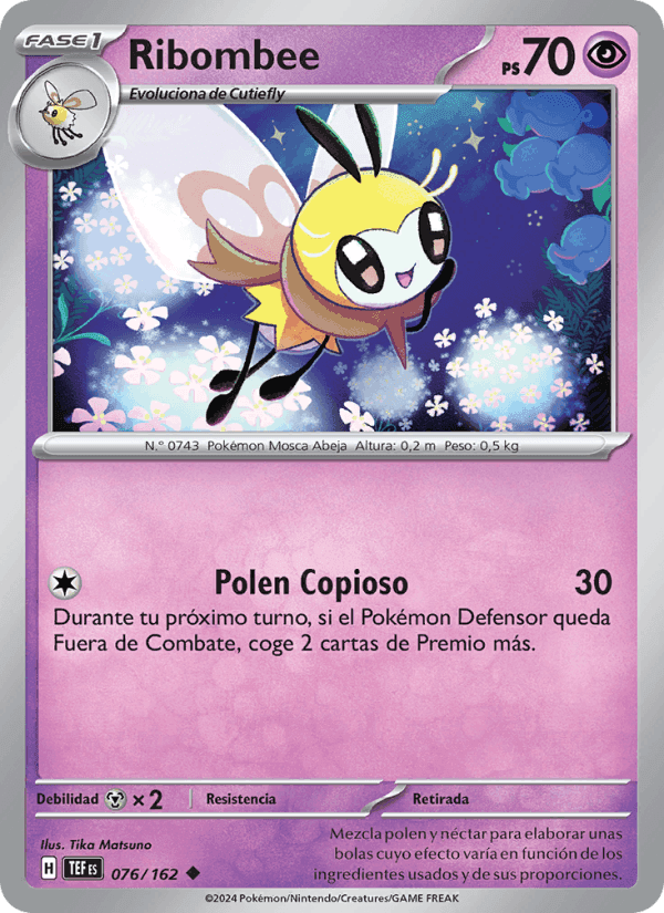 Ribombee, carta 076 de Fuerzas Temporales