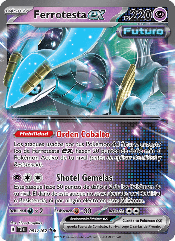 Ferrotesta ex, card 081 from Fuerzas Temporales