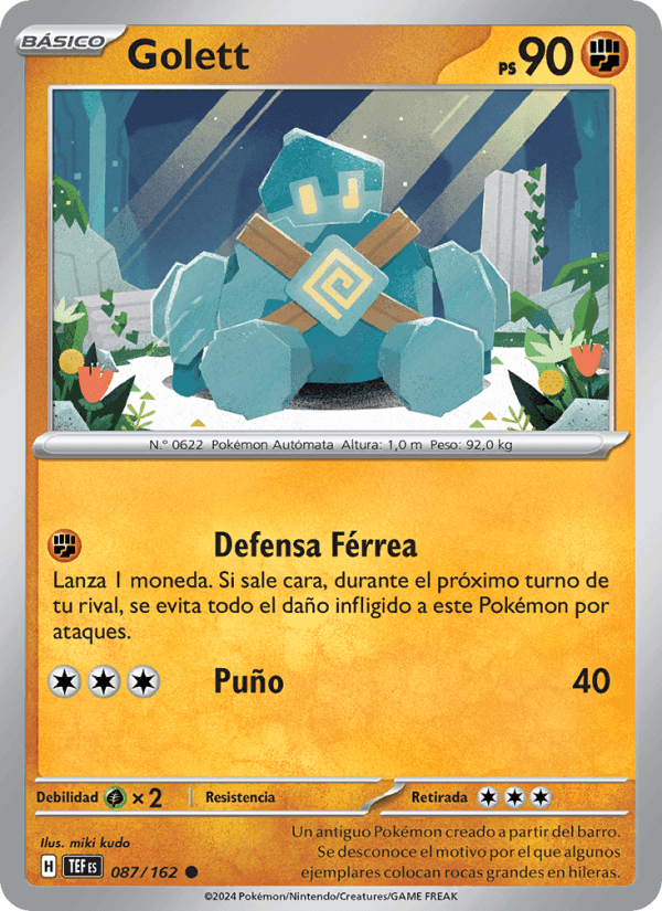 Golett, card 087 from Fuerzas Temporales