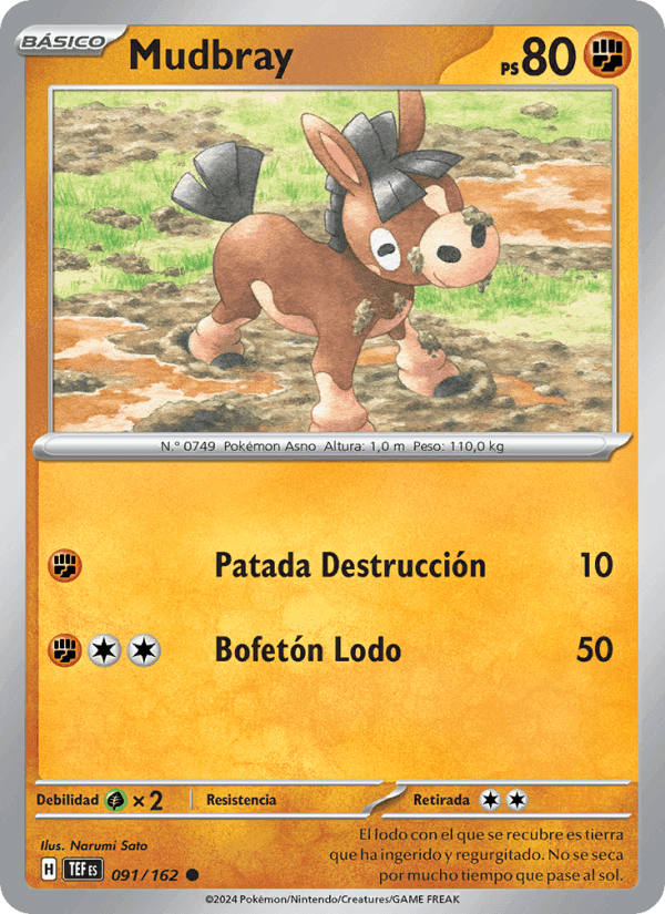 Mudbray, card 091 from Fuerzas Temporales