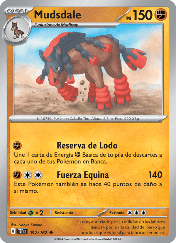 Mudsdale, card 092 from Fuerzas Temporales