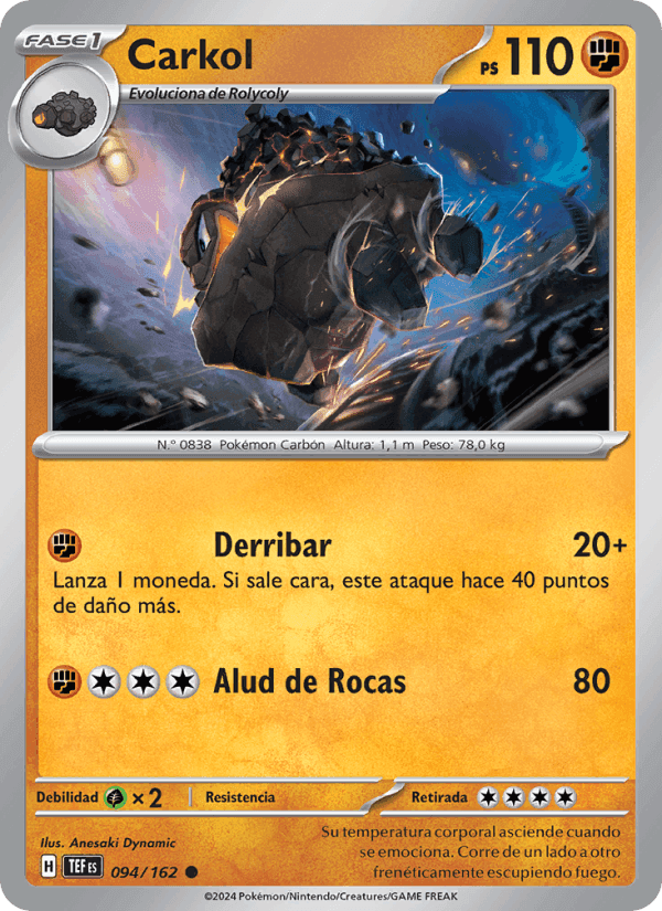 Carkol, card 094 from Fuerzas Temporales