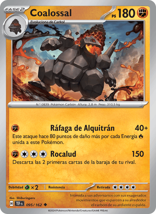 Coalossal, carta 095 de Fuerzas Temporales