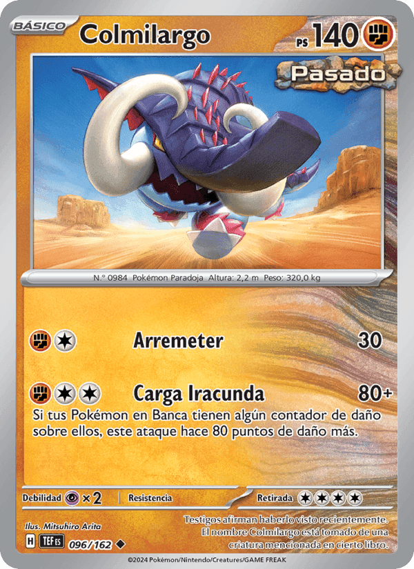 Colmilargo, carta 096 de Fuerzas Temporales
