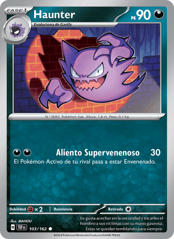 Haunter, card 103 from Fuerzas Temporales