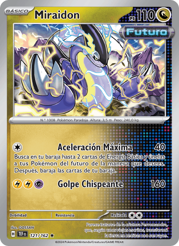 Miraidon, card 121 from Fuerzas Temporales