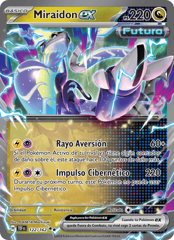 Miraidon ex, card 122 from Fuerzas Temporales