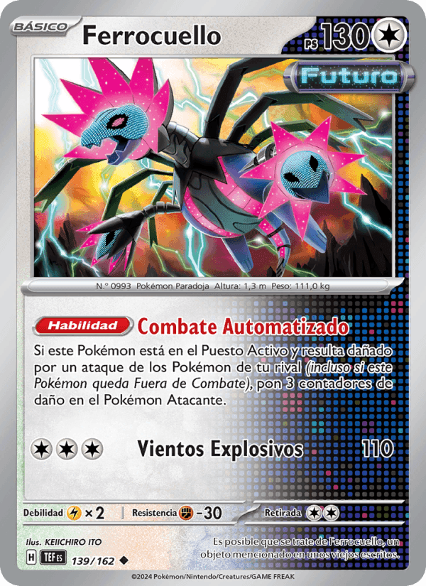 Ferrocuello, card 139 from Fuerzas Temporales