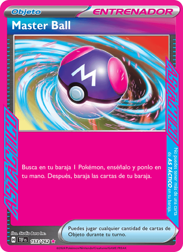 Master Ball, carta 153 di Fuerzas Temporales